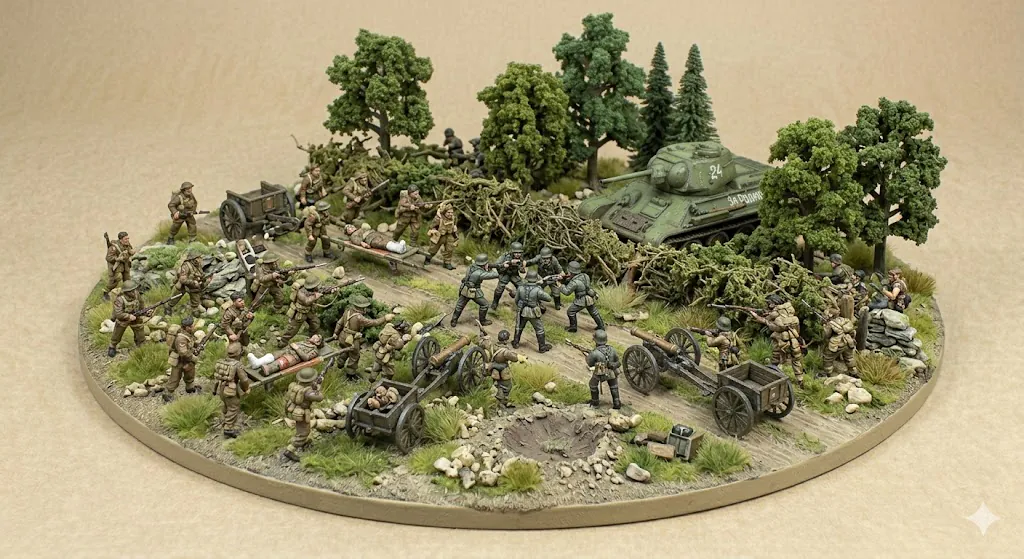 Diorama: Bocage de Normandía