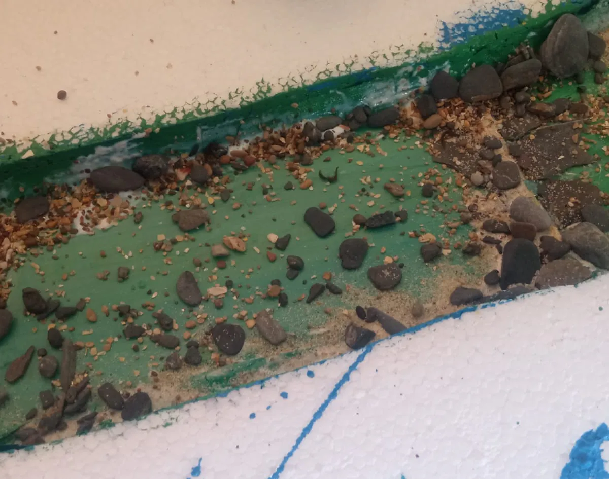 Diorama: Puente sobre el río