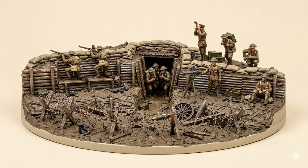 Diorama: Trinchera del Somme