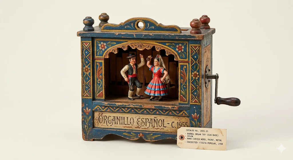 Organillo con pareja bailadora