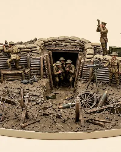 Diorama: Trinchera del Somme