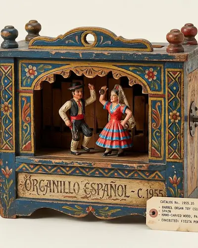 Organillo con pareja bailadora